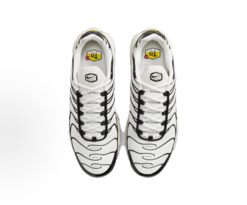 Nike Air Max Plus Black White 4