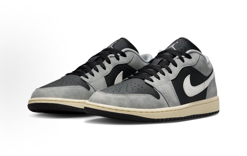 Air Jordam 1 Low Black Grey 3