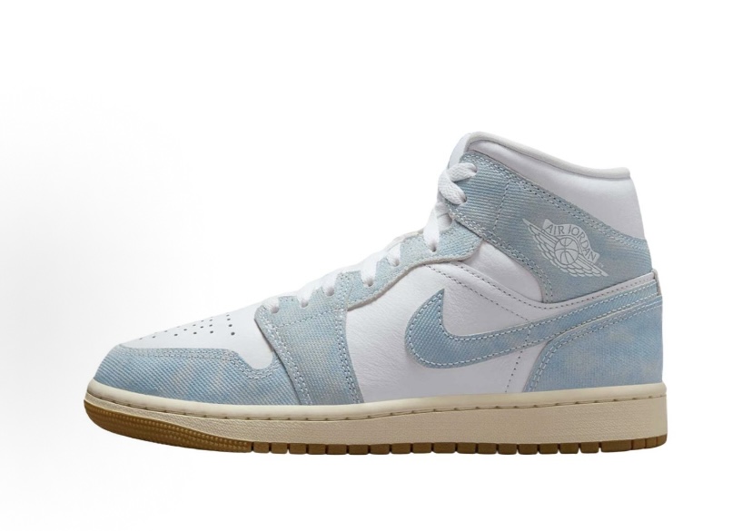 Air Jordan 1 Mid Denim Gum